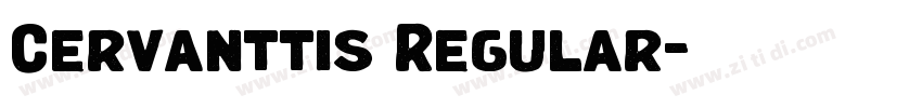Cervanttis Regular字体转换